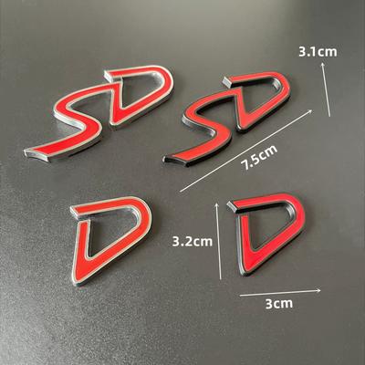 3D Metal Logo Badge Emblem Car Rear Trunk Sticker Decals