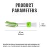 Car Plastic Cleaning Brush Auto Air Conditioning Vent Interior Detail Brush For Opel Mokka Corsa Meriva Zafira H G Car Valve Cap
