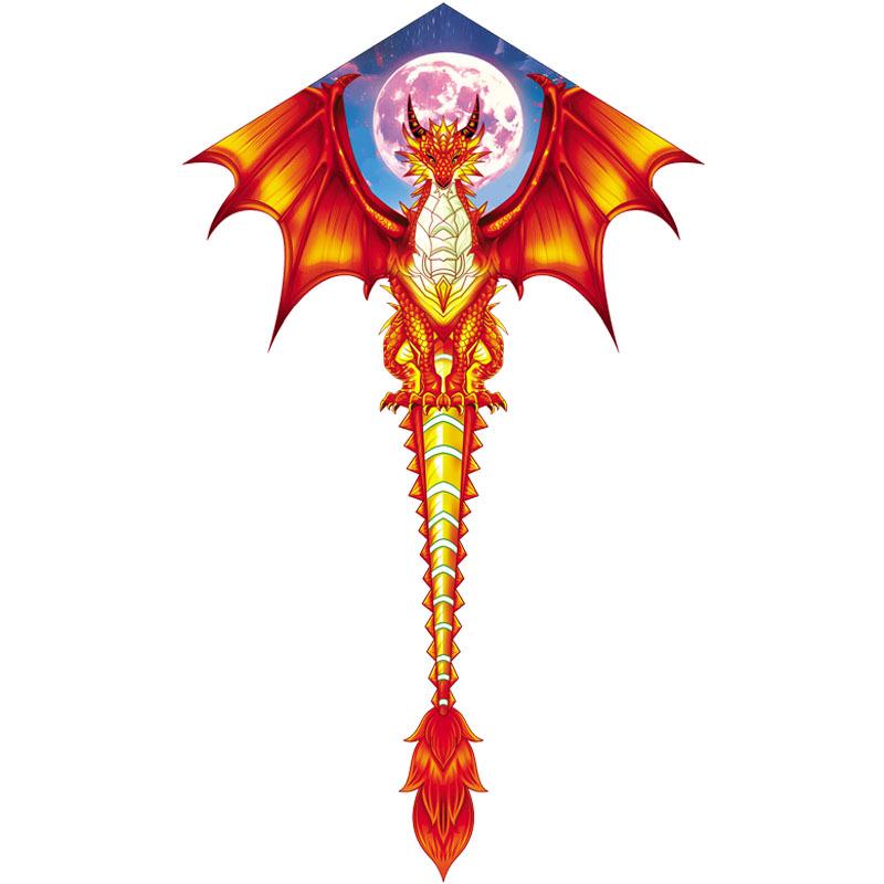 Weifang Long Tail Fire & Ice Dragon Pterodactyl Kites - Easy to Fly