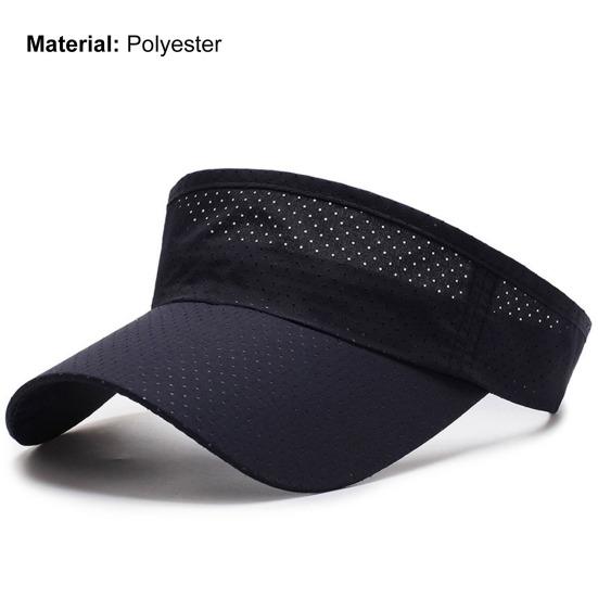 Women Hat Unisex UV Protection Empty Top Sunscreen Tennis Cap for Running