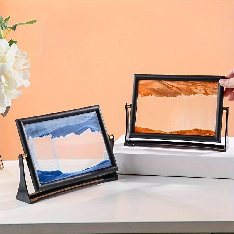 Charming Style 3D Timer Timer - Rotating Glass Sand Art, Unique Home and Office Decor, Perfect Holiday Gift, Ideal for Room Decoration