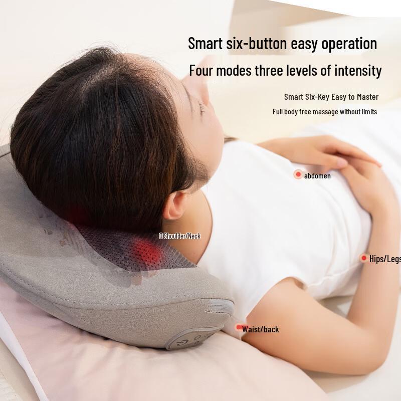 WEZHO Neck and Back Massage Pillow