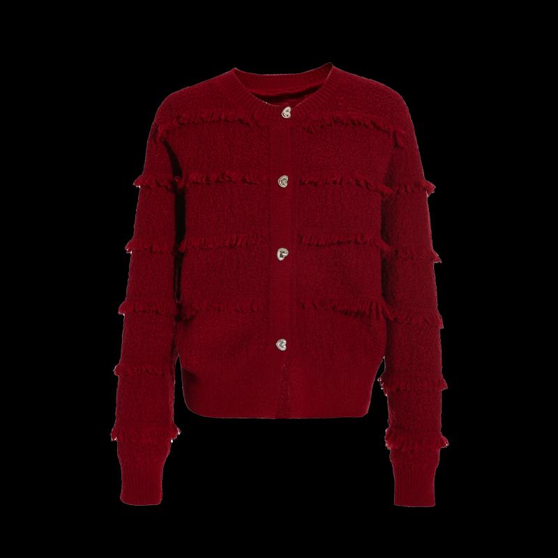 Women's Small Fragrance Style Knitted Cardigan