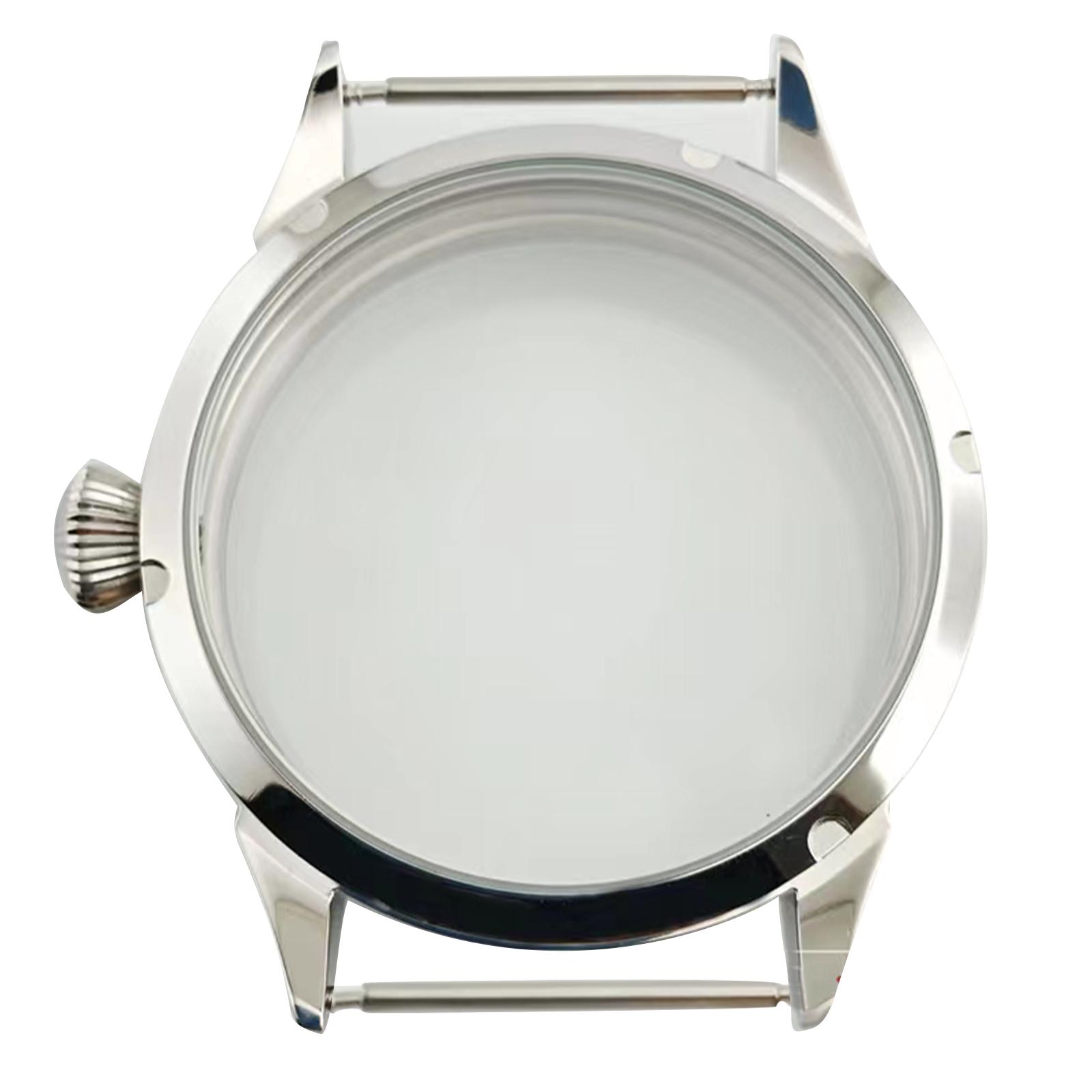 

Корпус часов ромбовидной формы 44 мм для Sea Gull ST3600 ETA 6498 6497, аксессуары для часового механизма, корпус из цельной нержавеющей стали 316L United States