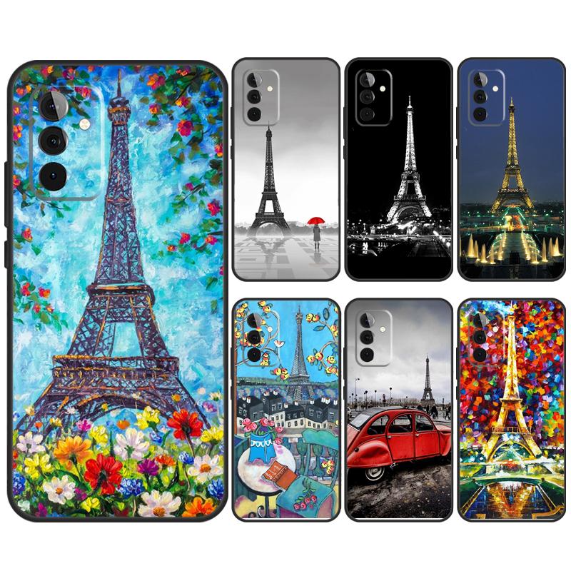 Eiffel Tower Paris Case For Samsung Galaxy A34 A54 A14 A13 A33 A53 A12 A32 A52 A71 A51 A25 A55 A35 A15 Cover