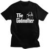 Custom The Godmother Logo T Shirt for Men Pure Cotton Tshirt Leisure Tees Short Sleeves Tshirt Loose Fit Clothing