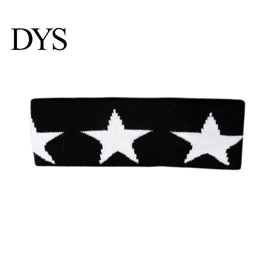 Versatile Headband Yoga Wear Resistant Non-Slip Super Soft Five-Pointed Practical Hair Accessory Star Pattern Unisex Head Wrap Accessories Band