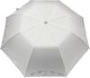Folding Suitable for Both Sun and Automatic Opening and 8 Grade 1 Light Blocking UV Heat Shielding Floral Embroidery White Parasol, Rain, One-Touch
