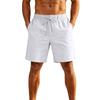 Men Drawstring Waist Outdoor Athletic Shorts Relaxed Fit Lightweight Breathable Fabric Casual Style Versatile Design