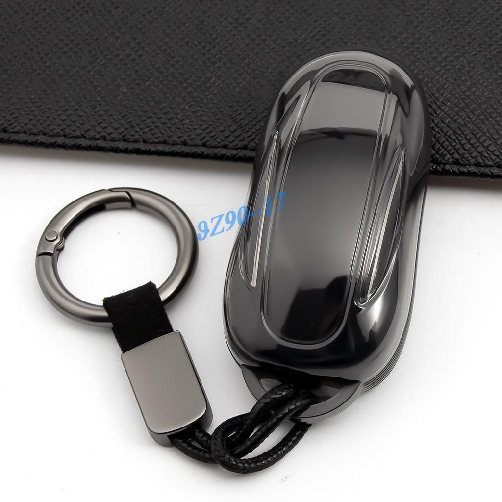 Clear Transparent Black Tpu Car Smart Key Cover Case For - Tesla Model X