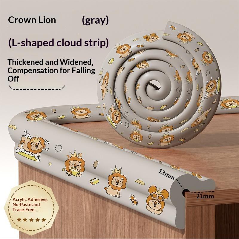 Baby Anti Collision Strip Cartoon Printed Self Adhesive Thick Foam Corner Guard for Furniture Edge Child Safety Toddler Home Protection
