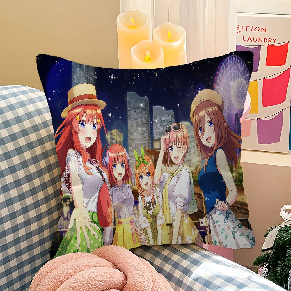 Anime The Q-Quintessential Q-Quintuplets Pillow Anime Pillow Sofa Bed Head Pillow Cover Cushion Cover 45X45 Cm Fashion
