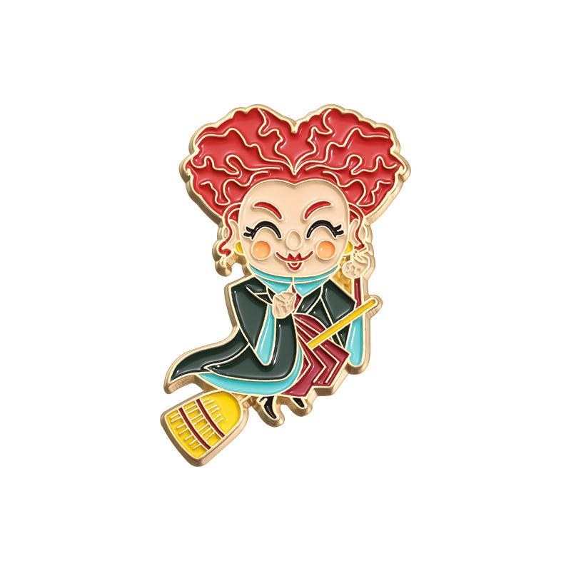

Stylish Alloy Cartoon Brooch Featuring Vibrant Colors And Multifunctional Design For Genders All QHXZ2756