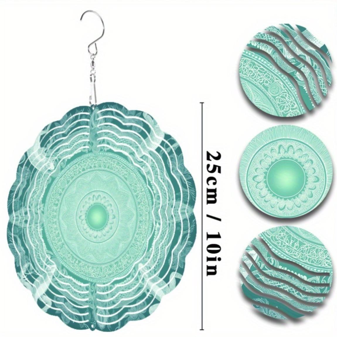 

Metal Wind Chime 25.4 Inch for Garden Balcony Decor Rotating Hook No Electricity Needed Gift for Friends Family All Seasons 01A