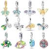 925 Silver Chameleon Beads Firefly Charms for DIY Jewelry Making Women Bracelet Gift 100% Original