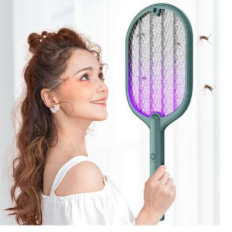 Innovative Usb Rechargeable Electric Mosquito Swatter Dual Function Mosquito Lamp