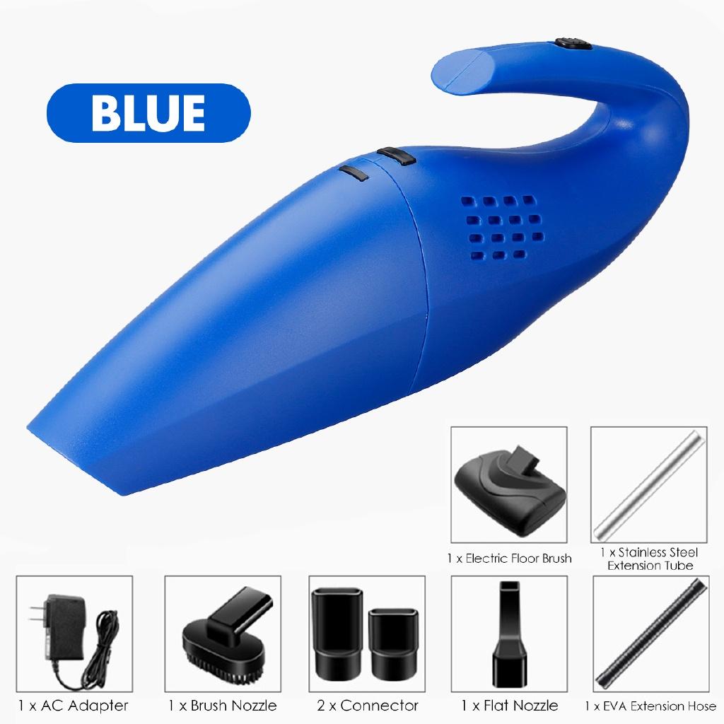 

120W Handheld Wireless Vacuum Cleaner Home Car Wet Dry Dual Use High Power Cleaning Machine Tool Extension Tube New