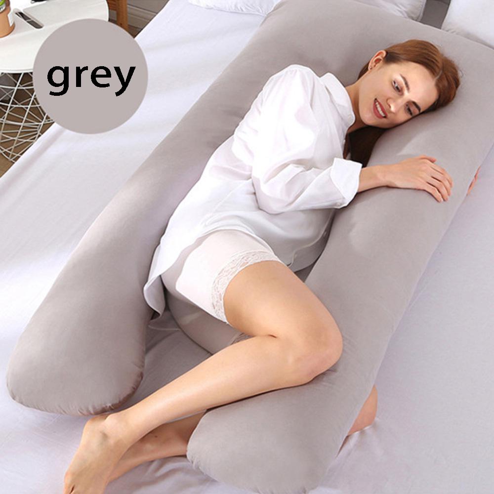 1PC Cotton Pregnant Maternity U-type Pillow Case Sleeping Support Pillow Cover Household Sleeping Support Accessory Tools