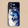 Fashion Wolf Mobile Phone Case for Xiaomi Redmi Note 14 13 12 11 S Pro Plus 4G 5G Colorful Printing Cover Luxury Pretty