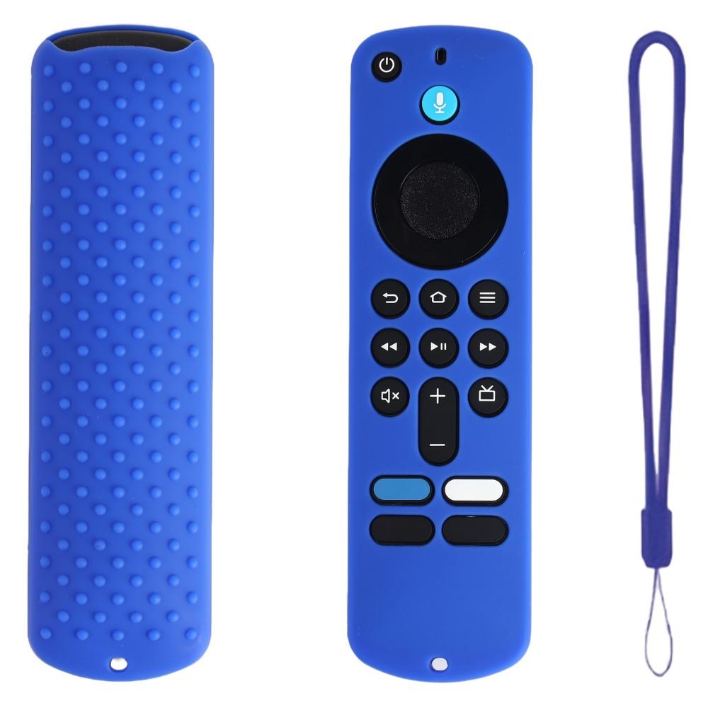 Silicone Protective Case with Lanyard Shockproof Soft Shell Protector for Amazon 2025 Fire TV Stick 4K/HD