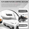 Motorcycle Part Clear Adjustable Windshield Fresh Air Flow Vent For HONDA Gold Wing GL1800 GL1800HP GL1800BM GL1800P 2001-2017
