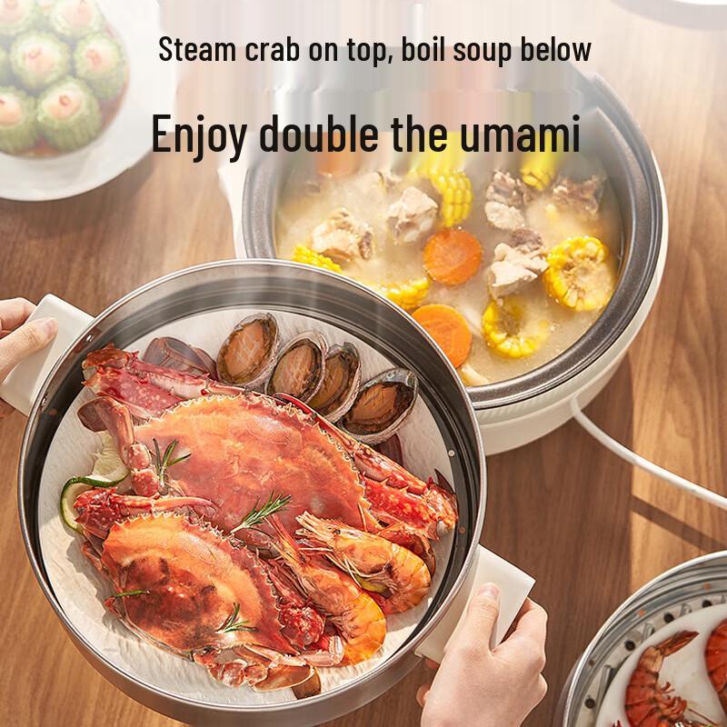 Midea 3-Layer Electric Steamer & Multi-Cooker CN plug (adapter included)