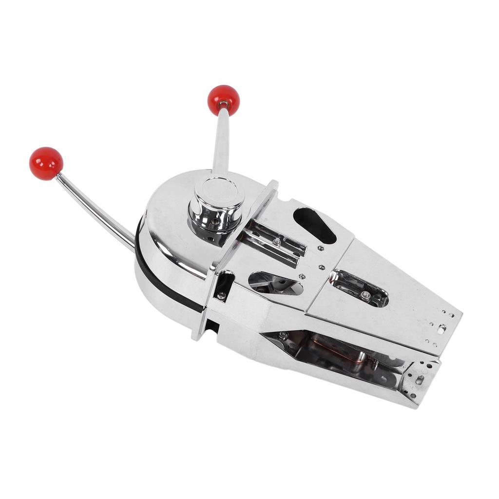 Boat Engine Control Zinc Alloy Dual Lever Handle Outboard Device for Repair Refurbishment