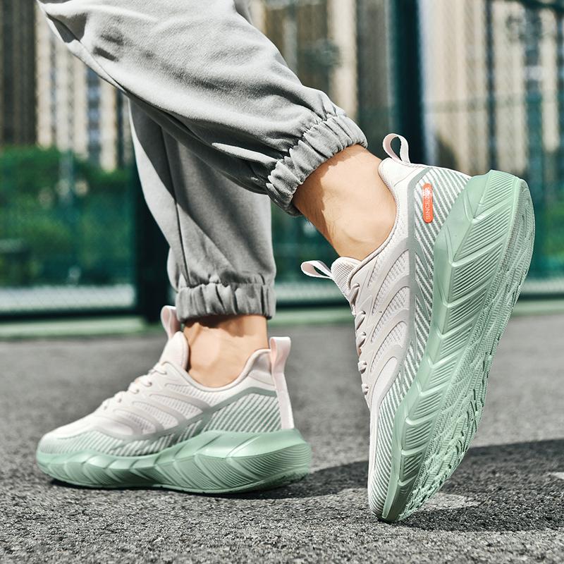 Men's Speciality Carbon Plate Running Shoes Marathon Air Cushion Male Breathable Lightweight Women's Comfortable Sports Sneakers