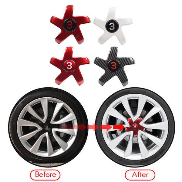 Krytky nábojů pro Tesla Model 3 P Sport (Sada 4)