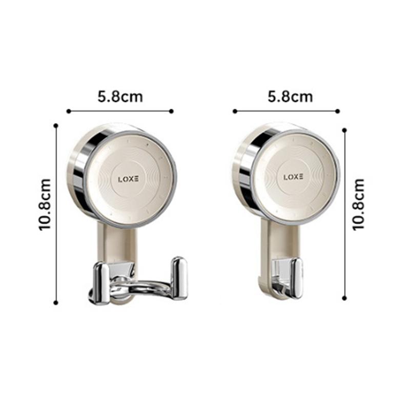 Starke Saugknapfhaken Vakuum Wiederverwendbare Duschhaken Schwerlast Kleiderhaken Spurloser Kleiderhaken