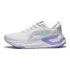 Li Ning Yue Ying 3.0 Comfortable Simple Shock Absorption Non-Slip Wear-Resistant Breathable Low-Top Running Shoes Women Running Shoes White ARHT020-1