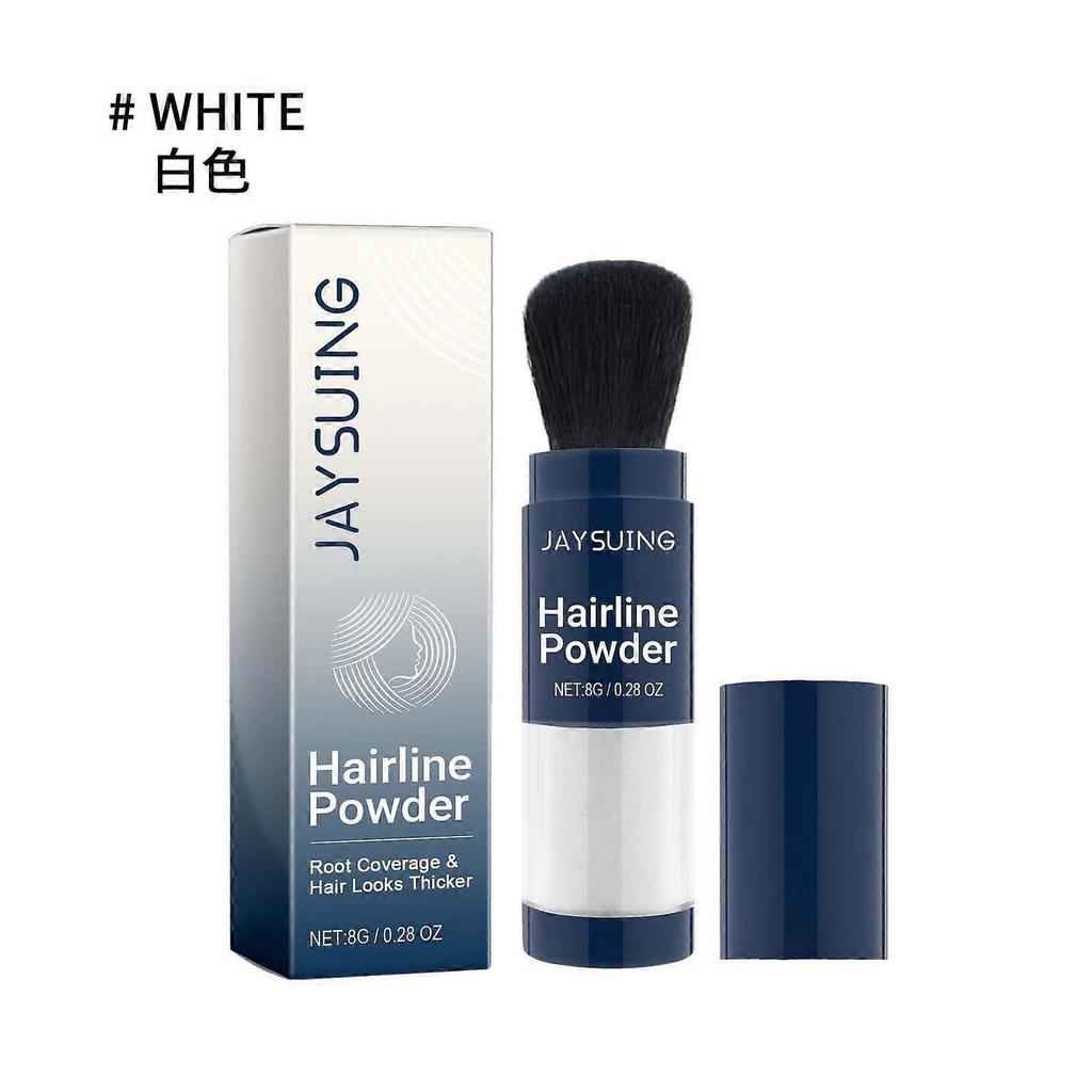 Hair density fiber powder thick hair fluffy color filling hairline refreshing oil control powder black 8g