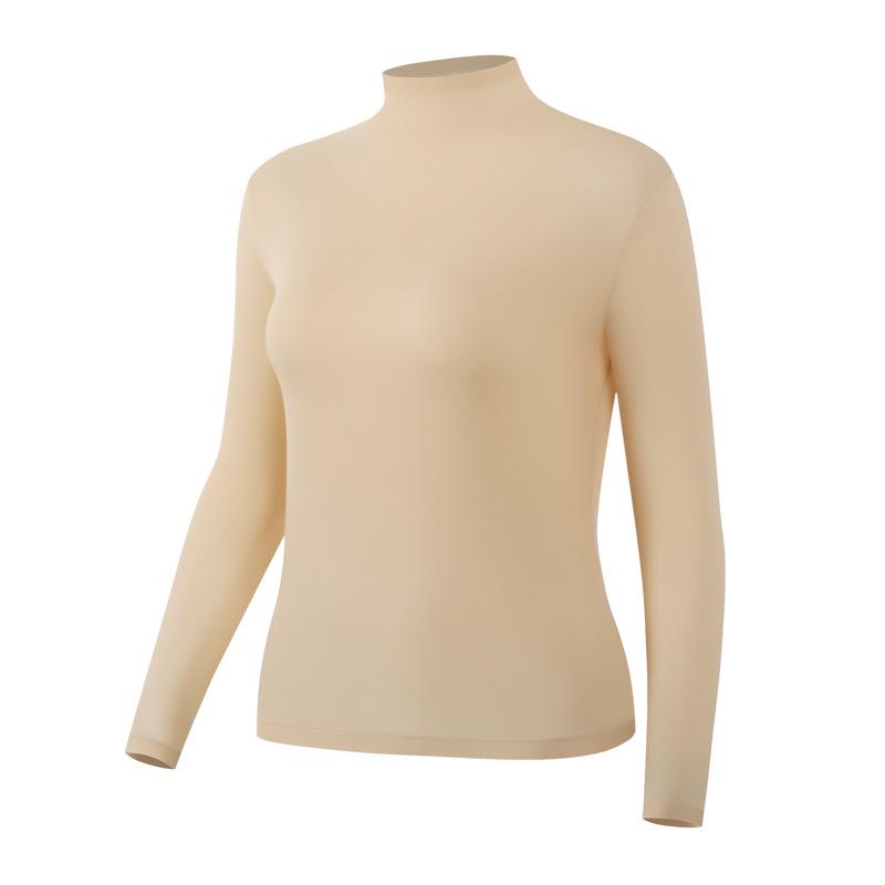 High Collar Hyaluronic Acid Moisturizing Women's Suit for Autumn/Winter - Ultra-Thin & Invisible Warm Base Layer.