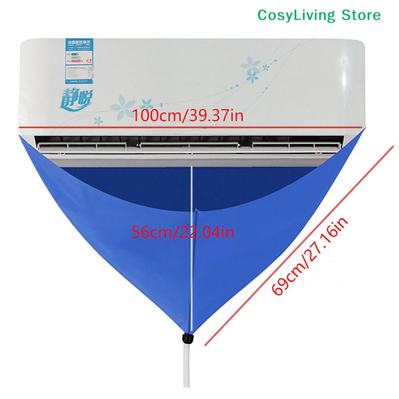 [CL]Air Conditioning Water Cover Full Cleaning Tools With Water Pipe Dust Protection Air Conditioning Cleaning Cover Bag[CL]