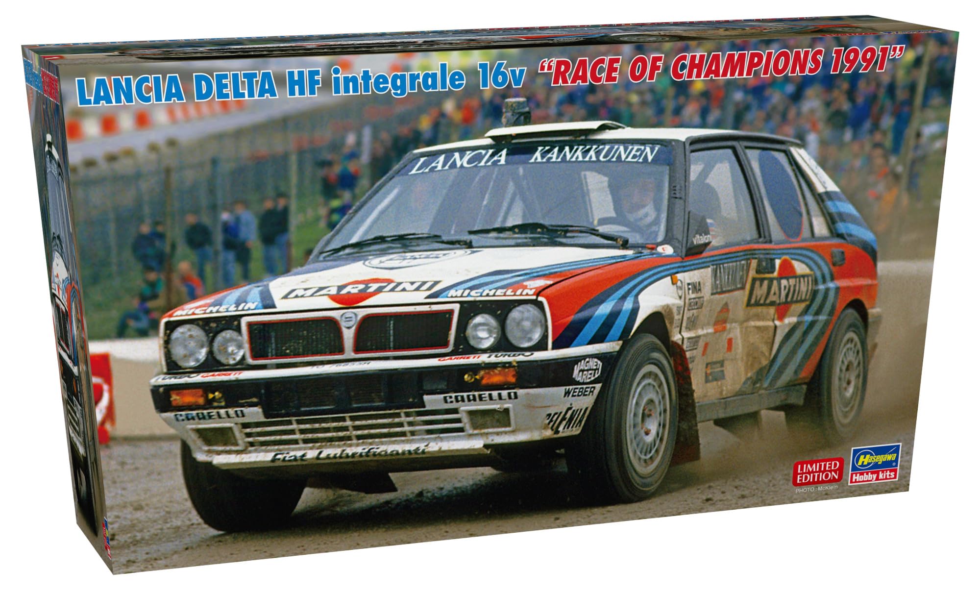 

Hasegawa scale Lancia Delta HF Integrale 16v of Champions Plastic Model Kit 20785 1/24 Race 1991 (Car)