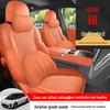 Ideal i8 Suede Saddle Pads: Custom-fit for Six-Seat, Fully Enclosed, Perforated, Breathable Car Seats.