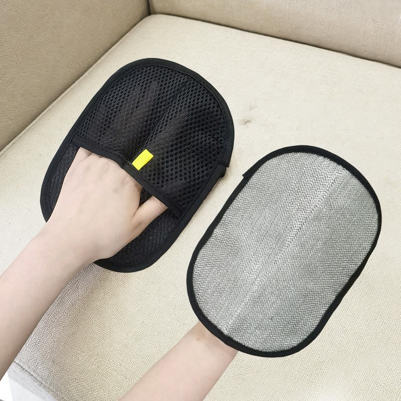 Pet Hair Removal Gloves, Cat Hair Cleaner, Bidirectional Brush Hair Remover, Household Static Hair Brush Gloves