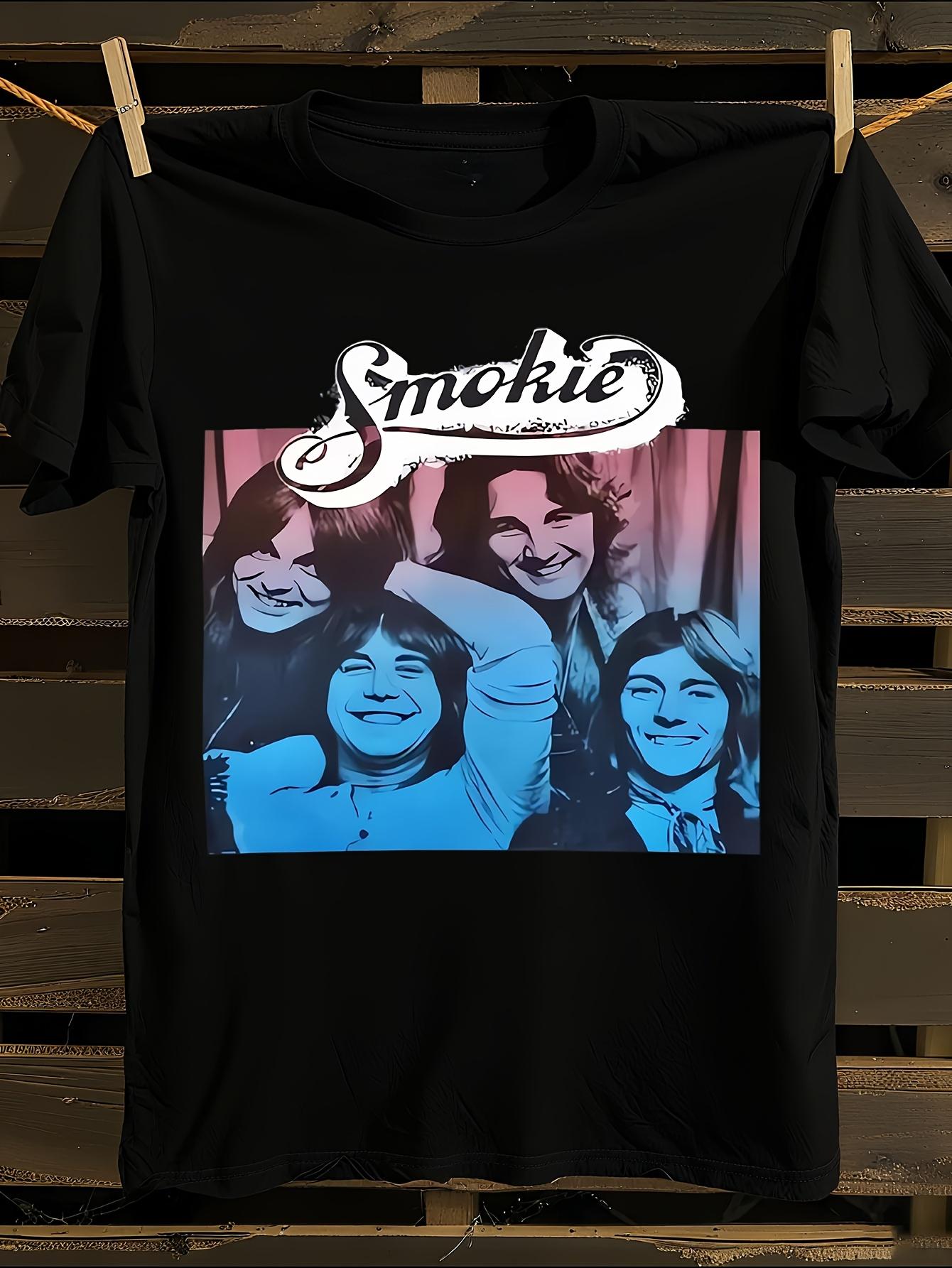 Футболка Smokie с ретро-логотипом и музыкой S