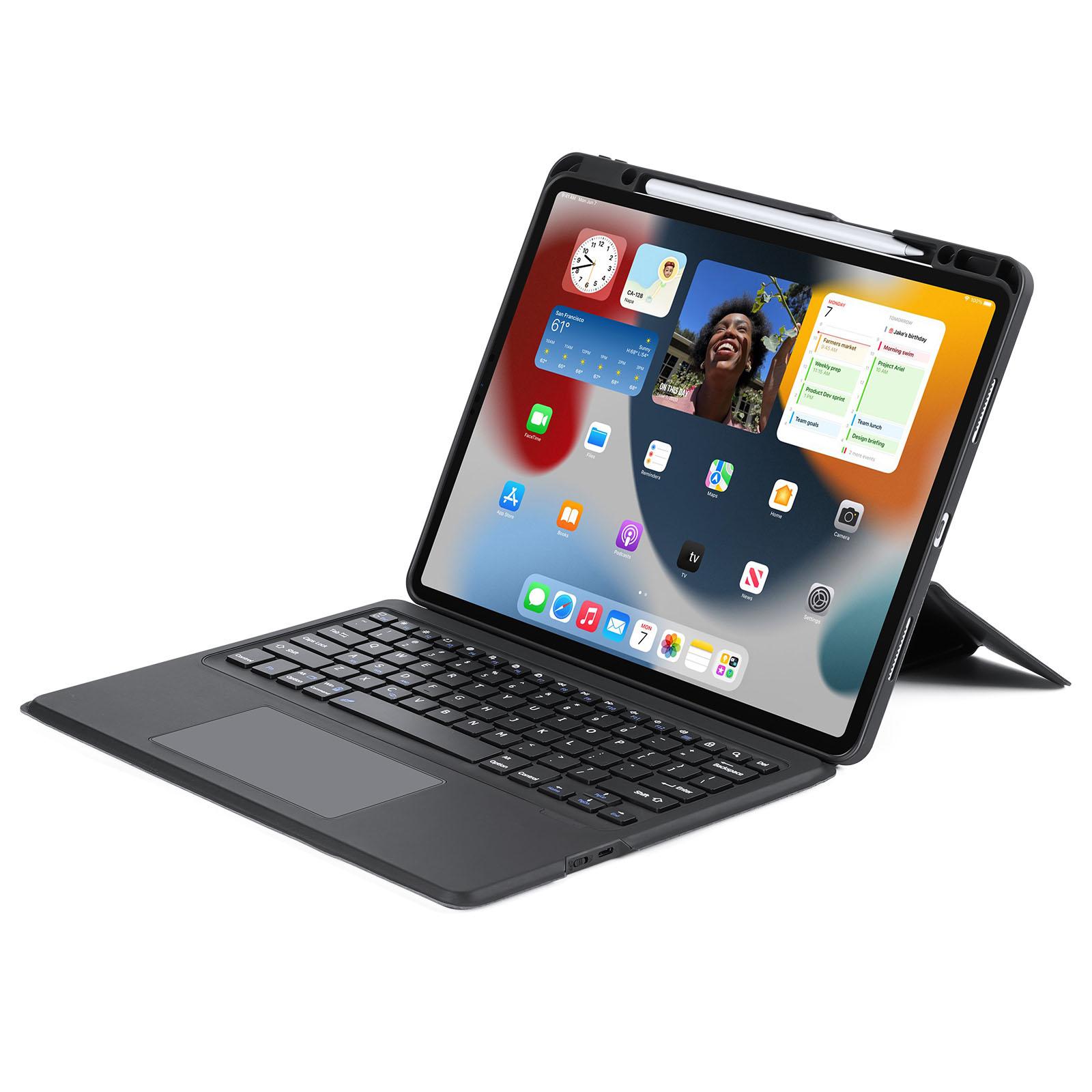 

DUX DUCIS For iPad Air 13 (2025)/(2024)/Pro 12.9 (2018)/(2020)/(2021)/(2022) Detachable Bluetooth-Compatible Keyboard Tablet Case A