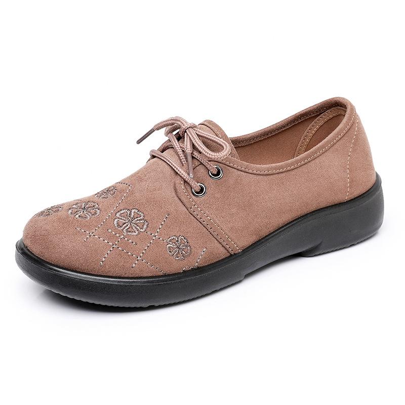 

Shoes Women s new suede soft sole lightweight casual fashion versatile stirrups do not tired feet comfortable sneakers 41