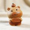 Capybara Tee-Haustier Handgefertigte Figur Niedrige Tonfigur für Geschenkeladen