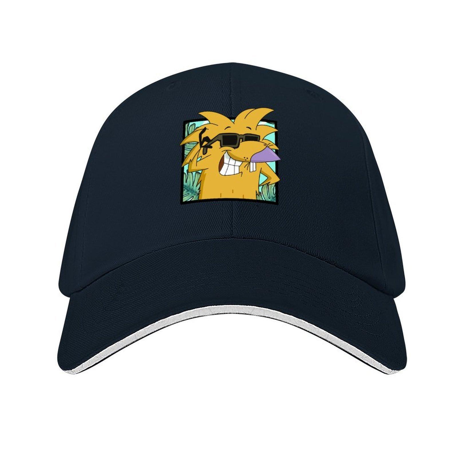 

THE ANGRY BEAVERS Baseball Cap Anime Luxury Man Hat Big Size Hat derby hat GirlS Hats Mens
