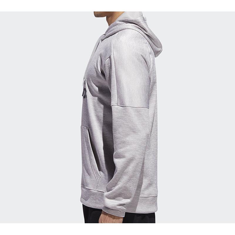 adidas Sweatshirts Men's Gray Hooded Moderate Regular DH9017