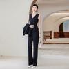 Trolman Women's Double-Breasted Vest & Pants Set