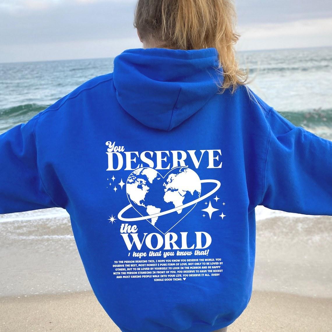 Толстовка You Deserve The World — фото 9