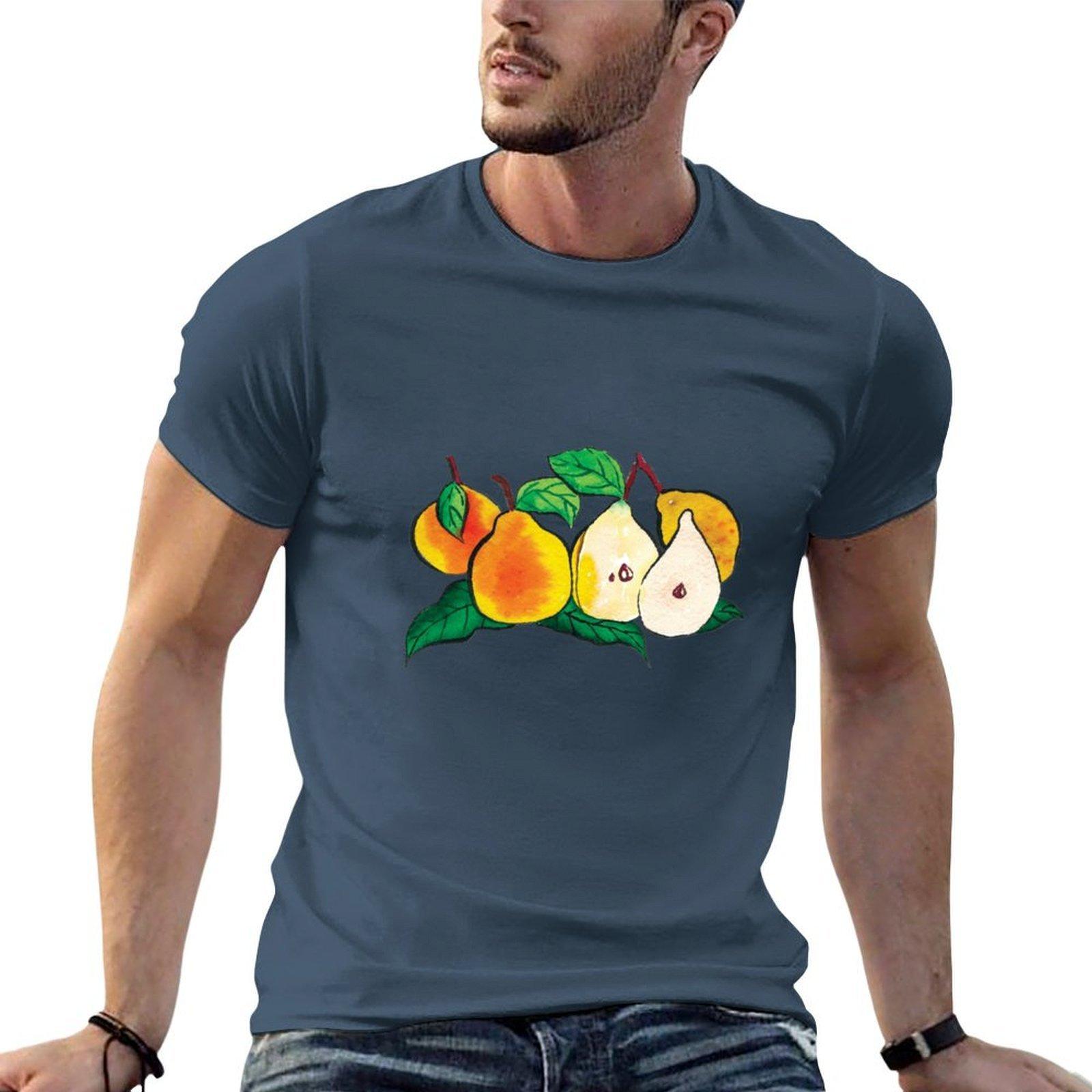 Peaches Fruit Collection Tshirt Unisex Graphic T Shirt T Shirts For Unisex Cotton Soft T Shirt Custom Print Tshirt S