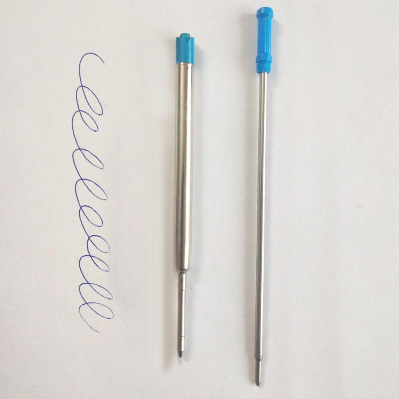 Plastic G2 Ballpoint Pen 1.0Mm Refill, Black Refill, Metal Pen Refill, Rotating Refill, Replacement Refill 0.5*10CM синий