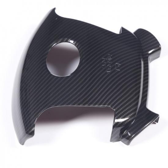 Carbon ABS Steering Wheel Center Cover Decorate Trim For Toyot Tundra 2007-2013