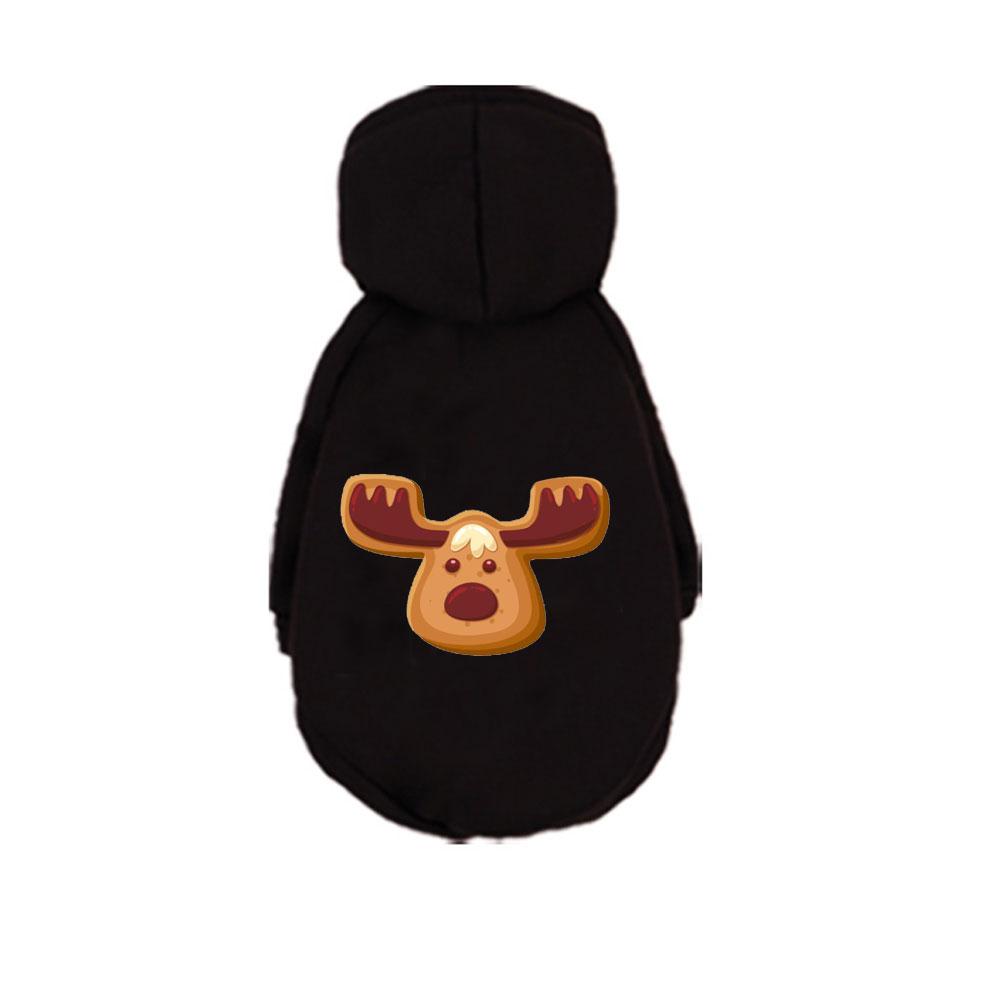 Christmas Pet Hoodie Winter Autumn Cat & Dog Christmas Print Pattern Hooded Hoodie, Festive Style Party Outfits