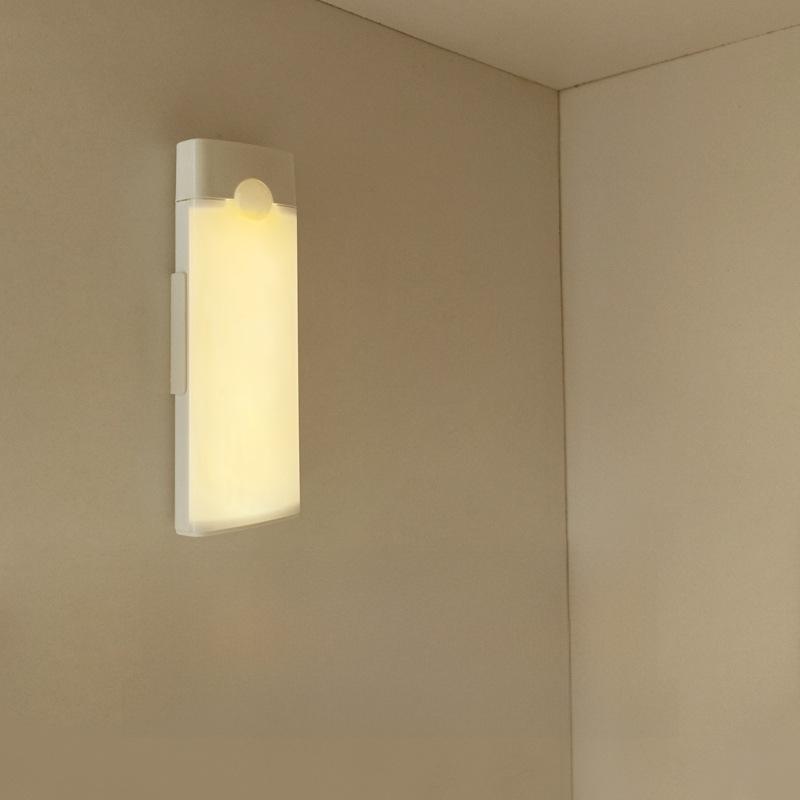 

Умный перезаряжаемый светодиодный светильник для шкафа с магнитной полосой и датчиком движения 2-3W